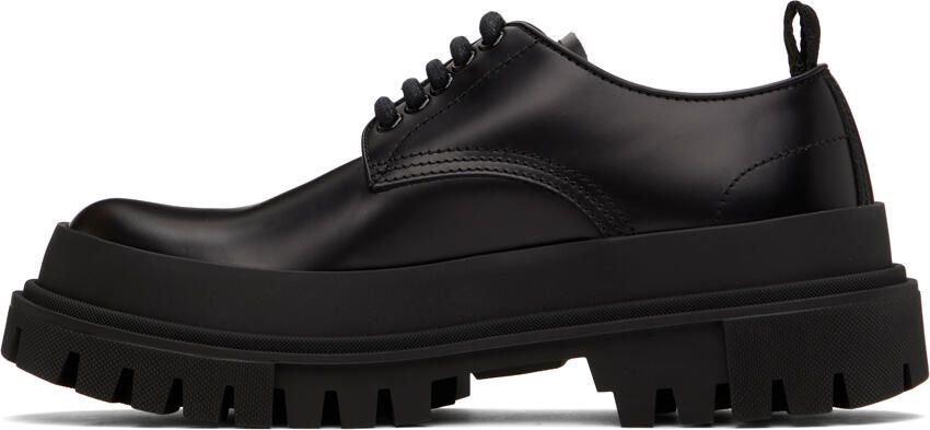 Dolce  Gabbana Black Hi-Trekking Derbys - Picture 3
