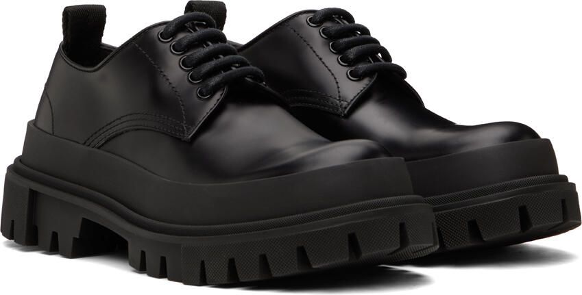 Dolce  Gabbana Black Hi-Trekking Derbys - Picture 2
