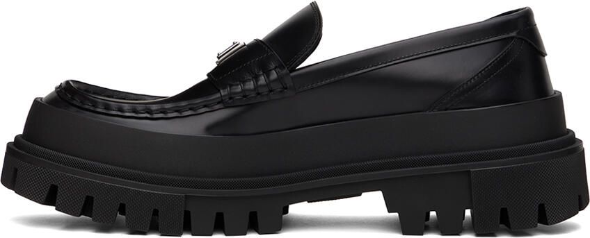 Dolce  Gabbana Black Hi-Trekking Loafers - Picture 3