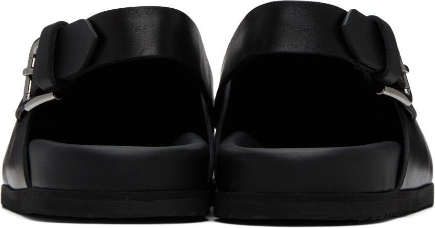 Dolce  Gabbana Black Logo Mules