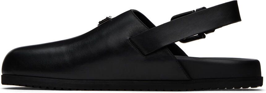 Dolce  Gabbana Black Logo Mules - Picture 3