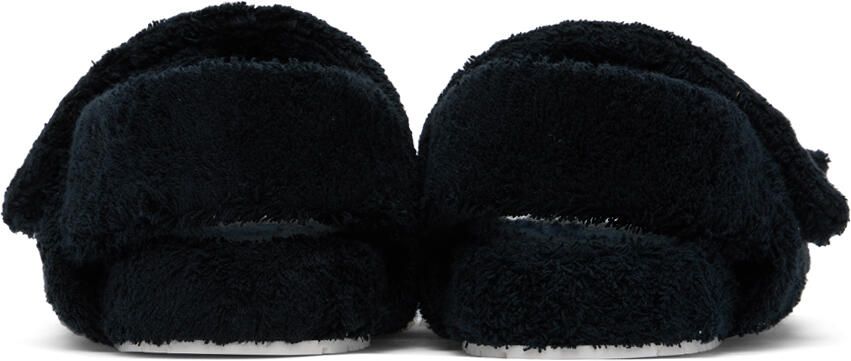 Dolce  Gabbana Black Logo Sandals - Picture 2