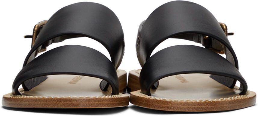 Dolce  Gabbana Black Pantheon Sandals - Picture 3