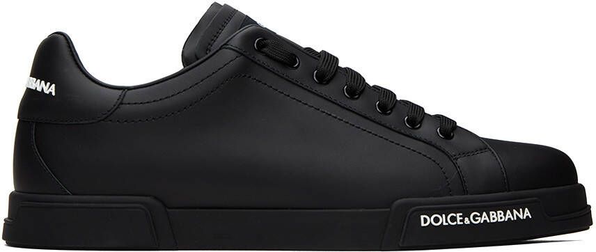 Dolce  Gabbana Black Portofino Sneakers - Picture 4
