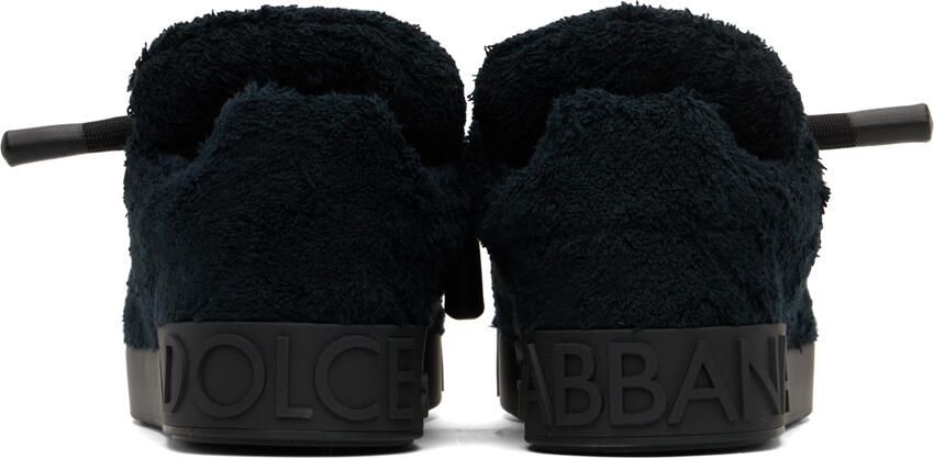 Dolce  Gabbana Black Portofino Sneakers - Picture 3