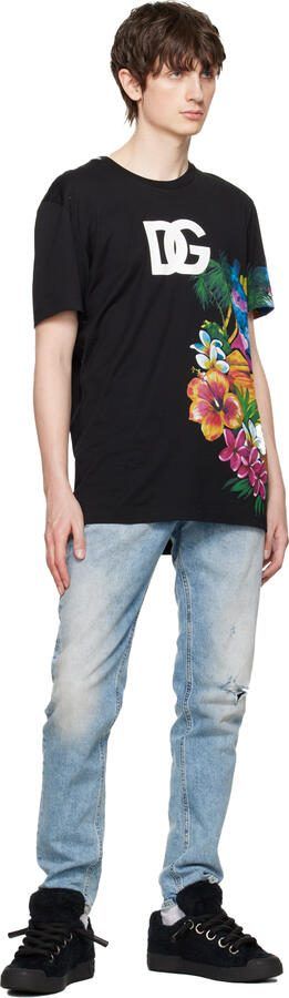 Dolce  Gabbana Black Portofino Sneakers - Picture 4
