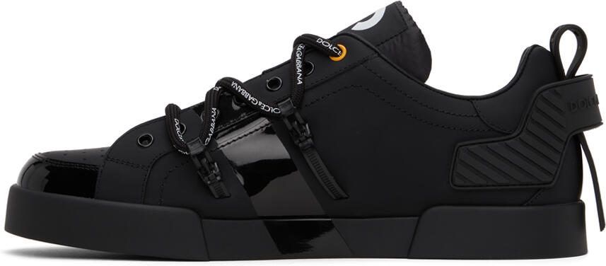 Dolce  Gabbana Black Portofino Sneakers - Picture 3