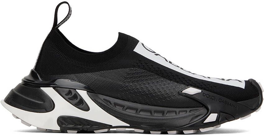 Dolce  Gabbana Black Sorrento Sneakers - Picture 5