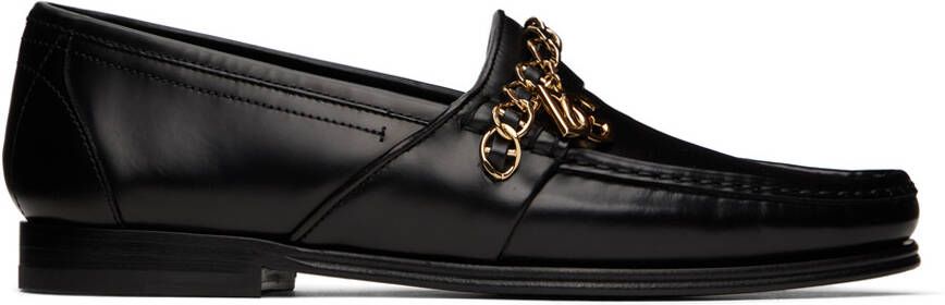 Dolce  Gabbana Black Visconti Loafers - Picture 5