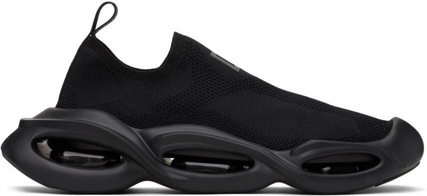 Dolce  Gabbana Black Wave Sneakers - Picture 5