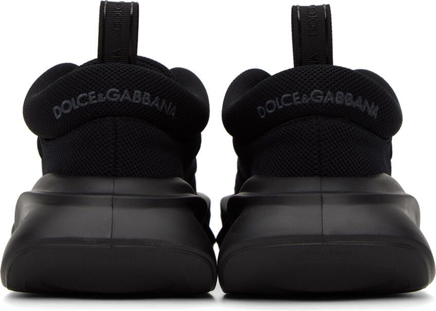 Dolce  Gabbana Black Wave Sneakers