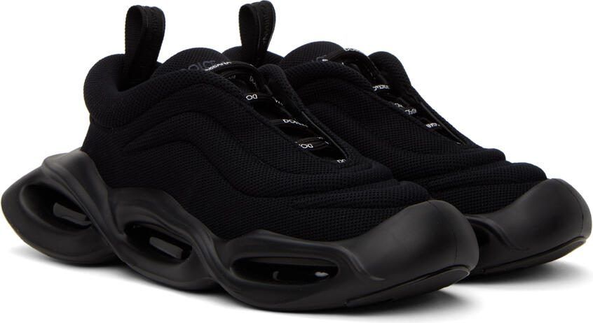 Dolce  Gabbana Black Wave Sneakers - Picture 2