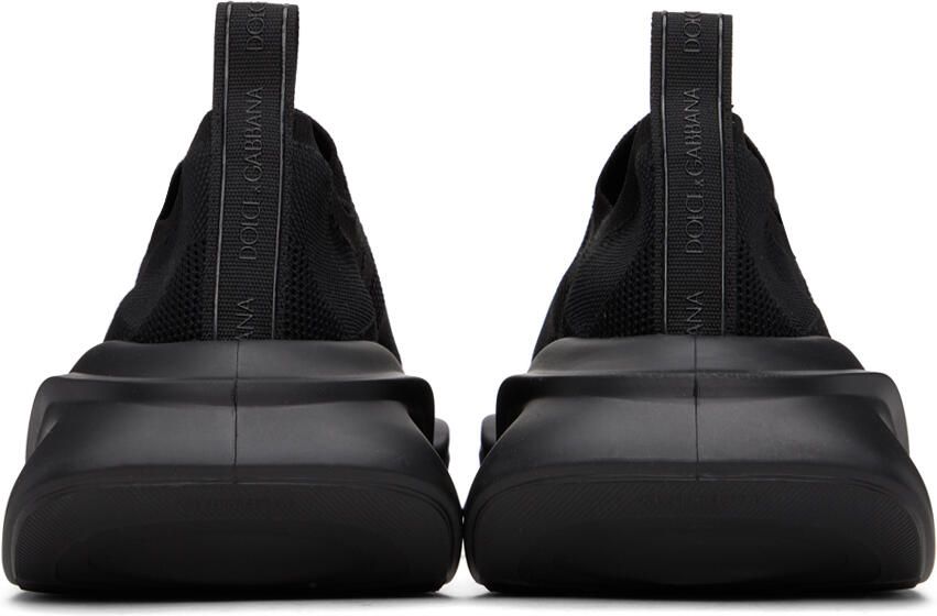 Dolce  Gabbana Black Wave Sneakers