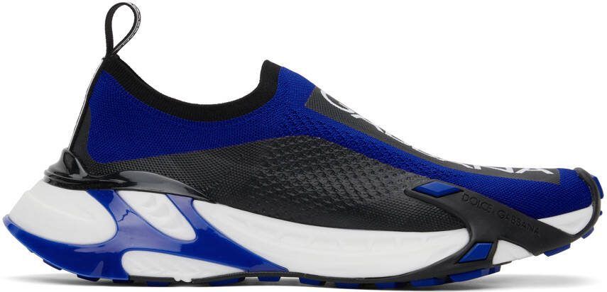 Dolce  Gabbana Blue Sorrento Sneakers - Picture 4