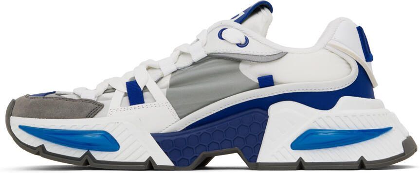 Dolce  Gabbana Gray  Blue Airmaster Sneakers - Picture 3