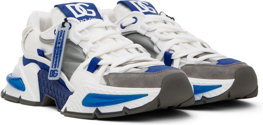 Dolce  Gabbana Gray  Blue Airmaster Sneakers - Picture 2