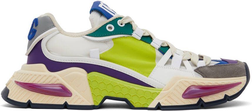 Dolce  Gabbana Multicolor Airmaster Low-Top Sneakers - Picture 5