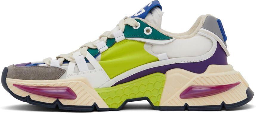 Dolce  Gabbana Multicolor Airmaster Low-Top Sneakers - Picture 3