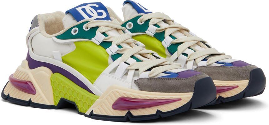 Dolce  Gabbana Multicolor Airmaster Low-Top Sneakers - Picture 2