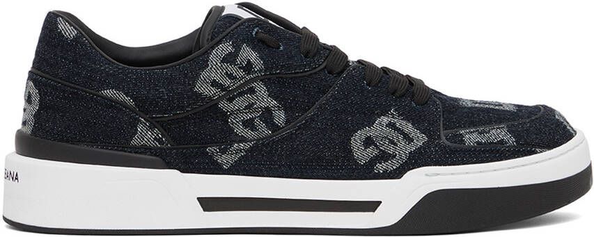 Dolce  Gabbana Navy New Roma Sneakers - Picture 5