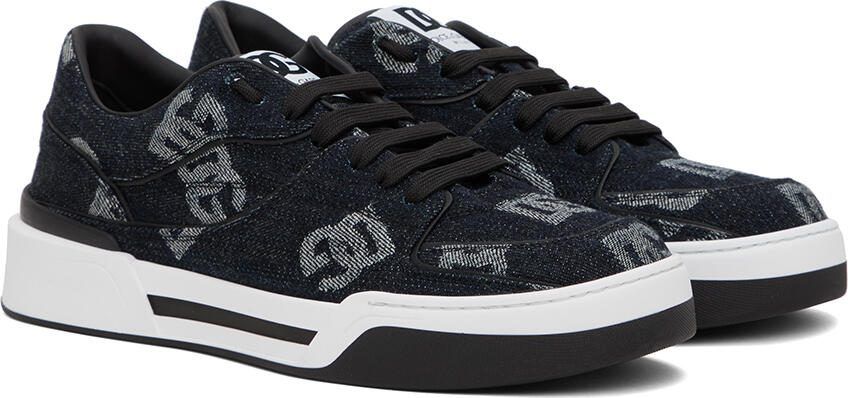 Dolce  Gabbana Navy New Roma Sneakers - Picture 2