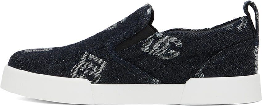 Dolce  Gabbana Navy Portofino Sneakers - Picture 3