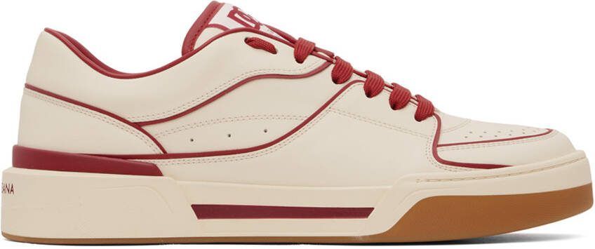 Dolce  Gabbana Off-White New Roma Sneakers - Picture 4