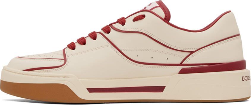 Dolce  Gabbana Off-White New Roma Sneakers - Picture 3
