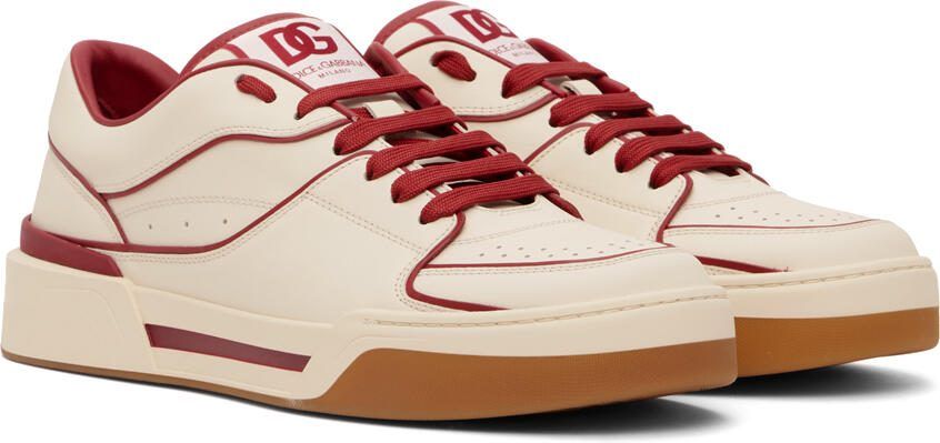 Dolce  Gabbana Off-White New Roma Sneakers - Picture 2