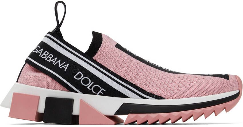 Dolce  Gabbana Pink Sorrento Sneakers - Picture 5