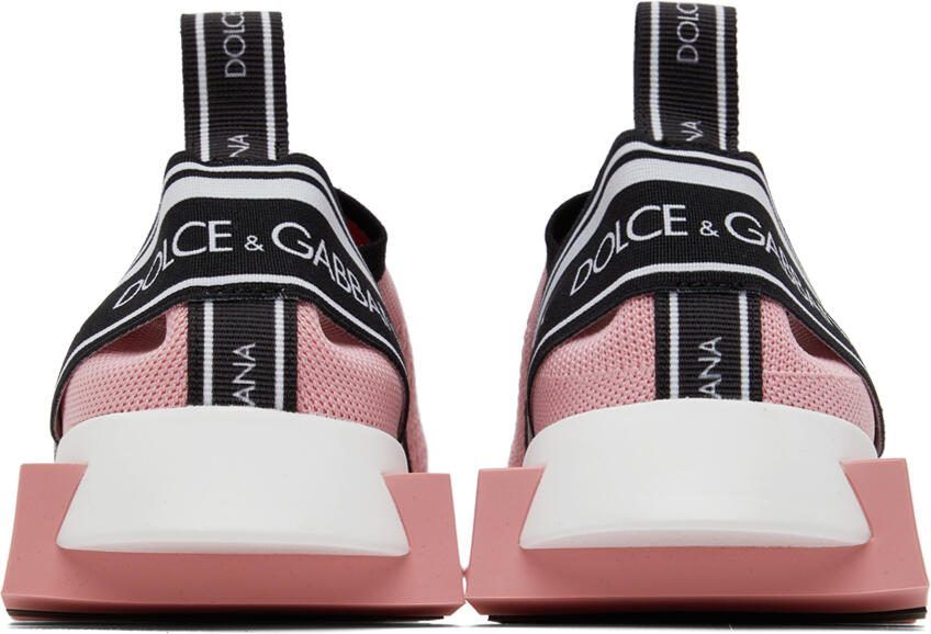 Dolce  Gabbana Pink Sorrento Sneakers