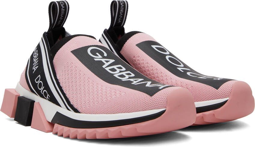 Dolce  Gabbana Pink Sorrento Sneakers - Picture 2