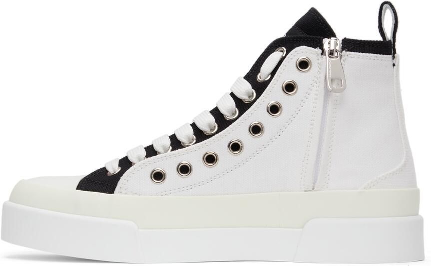Dolce  Gabbana Portofino Light Colorblock Mid-Top Sneakers - Picture 4