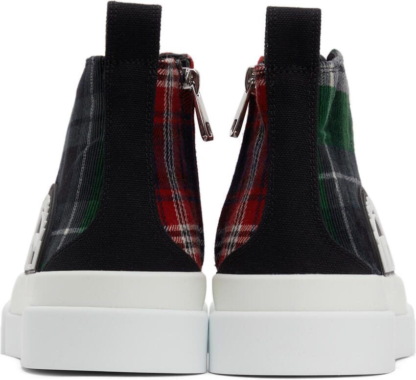 Dolce  Gabbana Portofino Light Two-Tone Mid-Top Sneakers