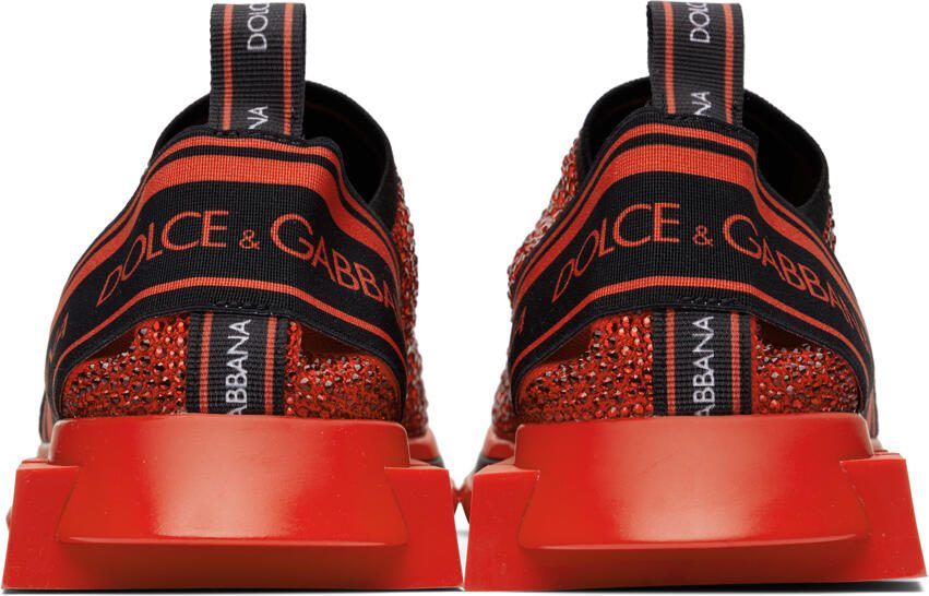 Dolce  Gabbana Red Sorrento Sneakers