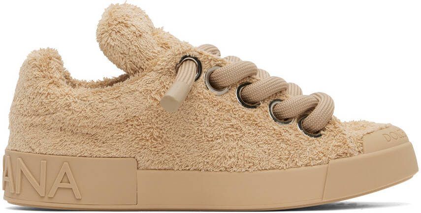 Dolce  Gabbana Tan Portofino Sneakers - Picture 5