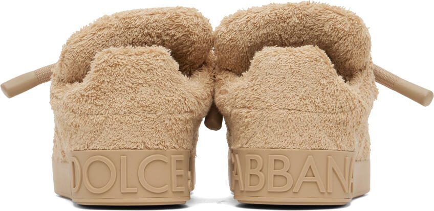 Dolce  Gabbana Tan Portofino Sneakers - Picture 4