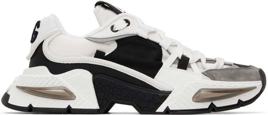 Dolce  Gabbana White  Black Airmaster Sneakers - Picture 2