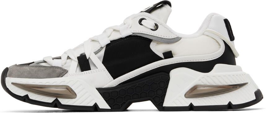 Dolce  Gabbana White  Black Airmaster Sneakers - Picture 3