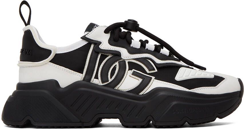 Dolce  Gabbana White  Black Daymaster Sneakers - Picture 5