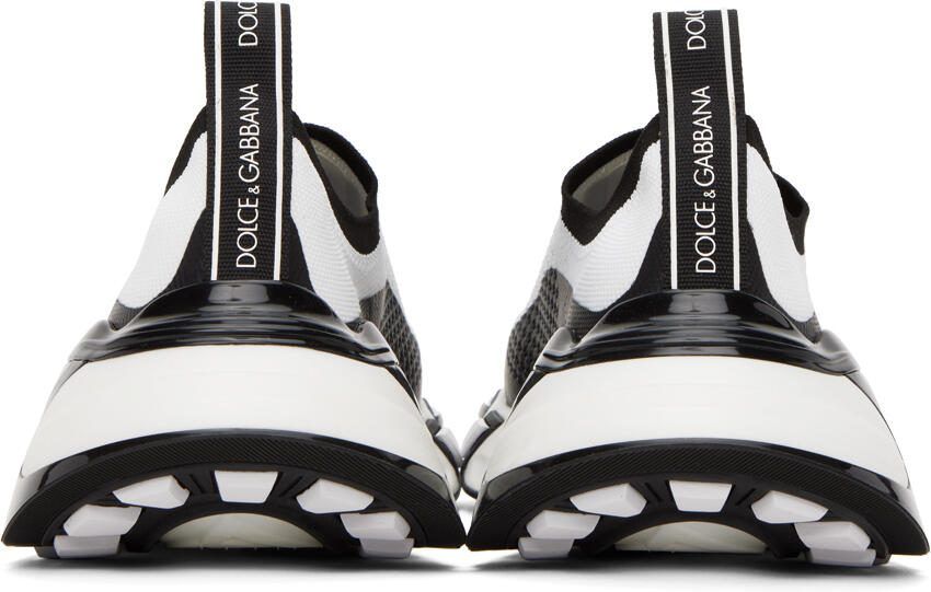 Dolce  Gabbana White  Black Sorrento Sneakers