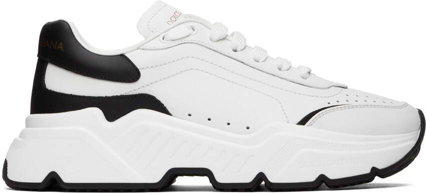 Dolce  Gabbana White Daymaster Low-Top Sneakers