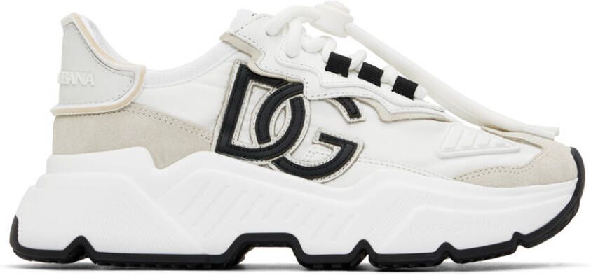 Dolce  Gabbana White Daymaster Sneakers