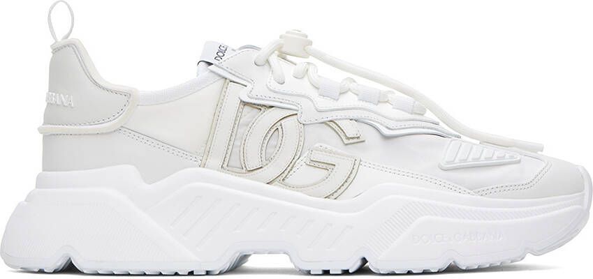 Dolce  Gabbana White Daymaster Sneakers