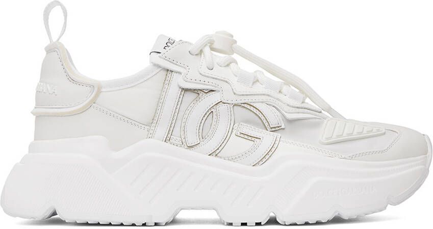 Dolce  Gabbana White Daymaster Sneakers