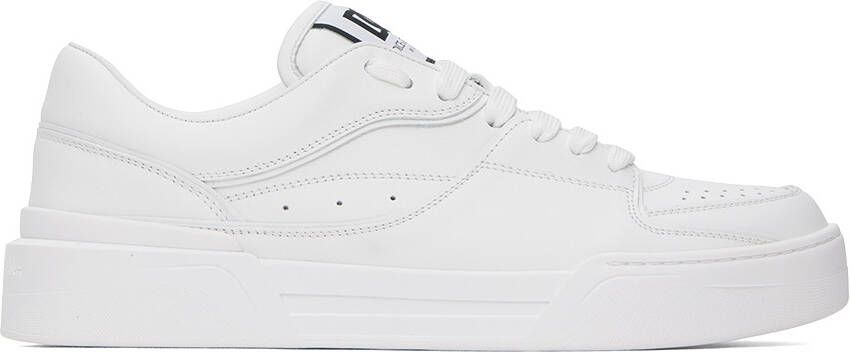 Dolce  Gabbana White New Roma Sneakers - Picture 3