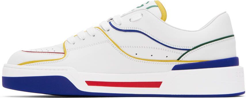 Dolce  Gabbana White New Roma Sneakers - Picture 3