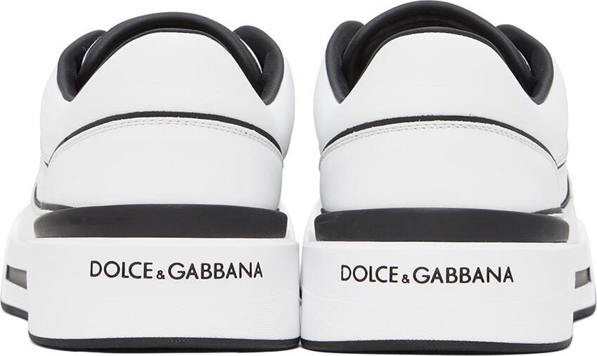 Dolce  Gabbana White  Black New Roma Sneakers - Picture 7