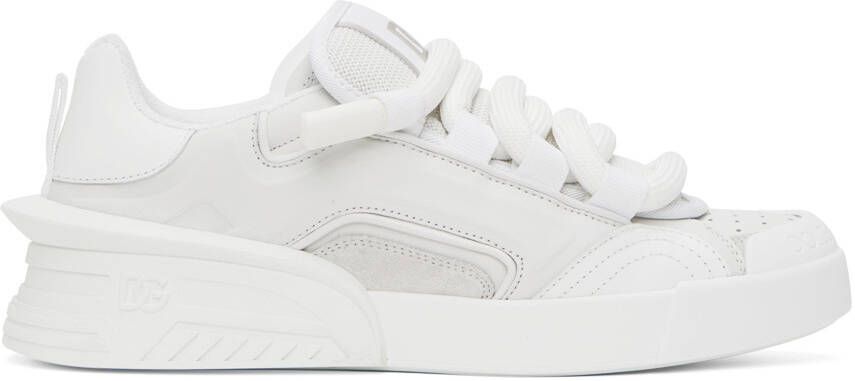 Dolce  Gabbana White Portofino Sneakers - Picture 5