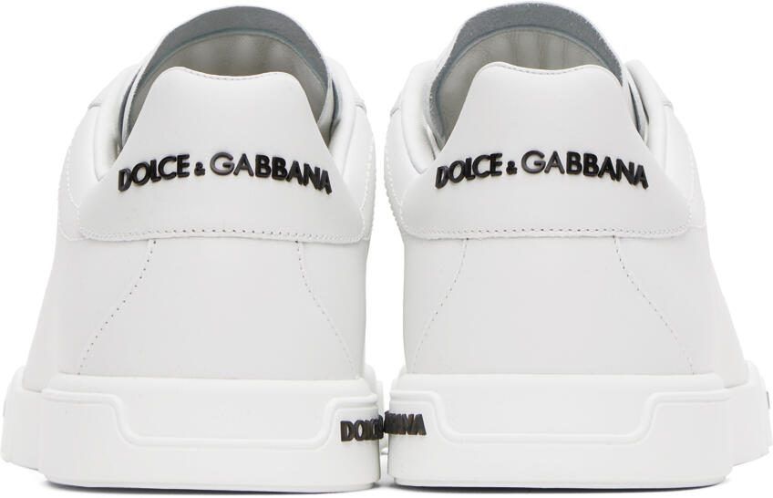 Dolce  Gabbana White Portofino Sneakers